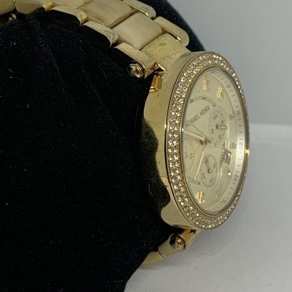 Michael Kors Parker Mk5632 Women\'s Gold Stainless Steel Analog Dial Watch PB21 main image 7
